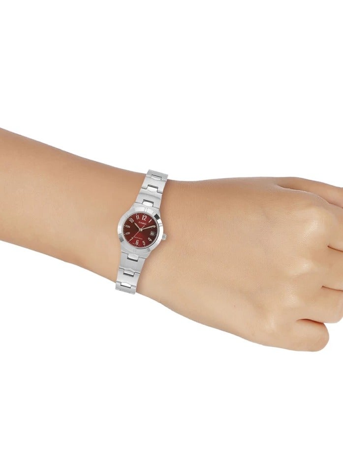 كاسيو ساعة يد نسائية انتيسر أنالوج LTP-1241D-4A2DF - 33 ملم - فضي - Image 4