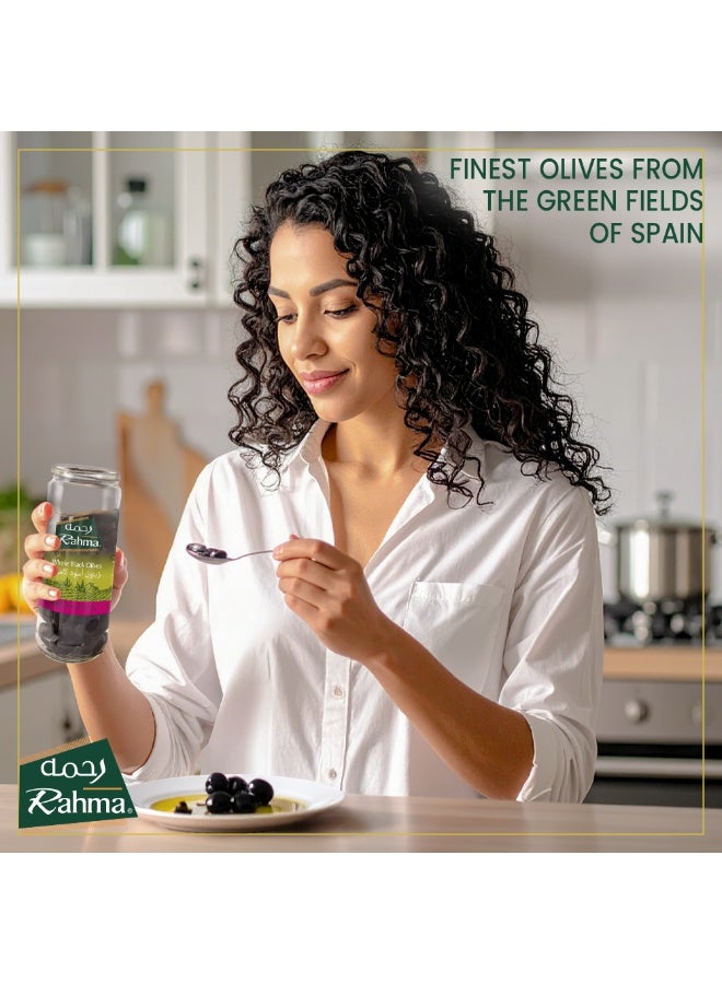 Rahma Black Whole Olives 450 Gm - Image 5