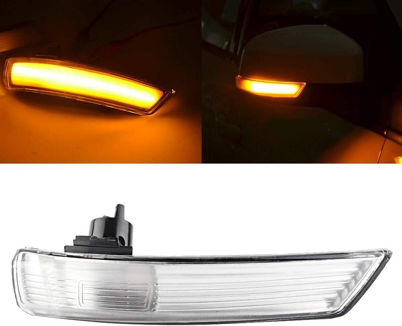 woobles Mirror Indicator Light - Left/Right Rearview Mirror Indicator Turn Signal Light for Focus 2012-2017(Right) // focus intermitente - Image 2