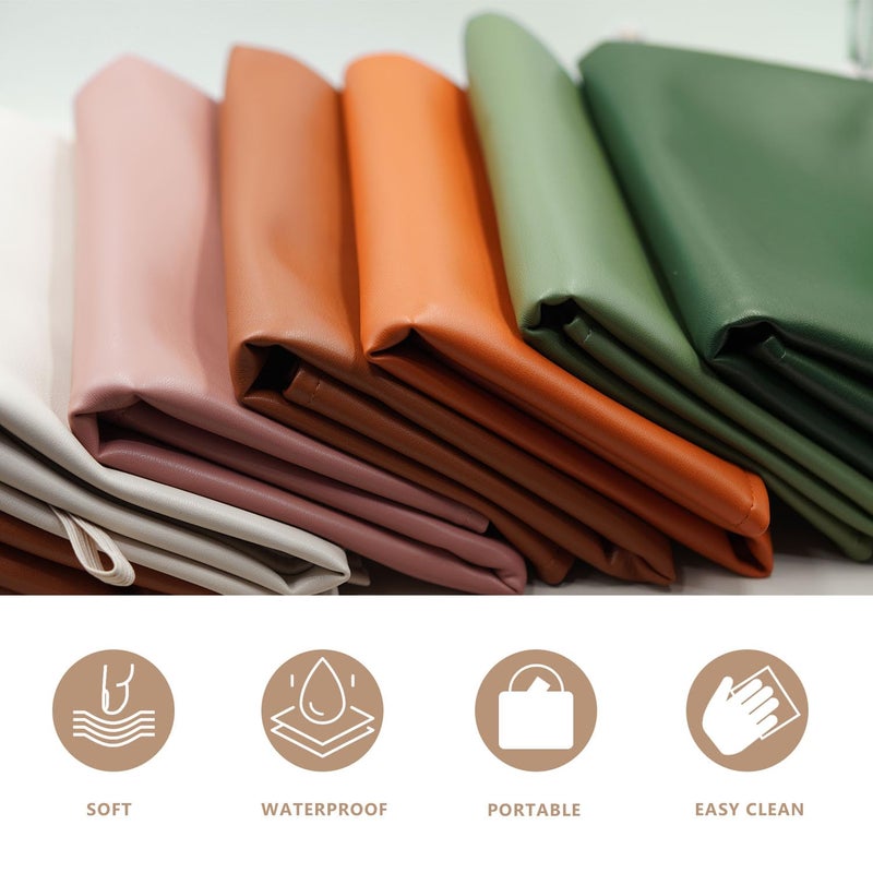 BEWDIO Wipeable Changing Pad for Baby, Dusty Pink Diaper Changing Mat for Baby Travel or Home, Foldable Mat Fits Perfectly in Diaper Bag (67-05) - Image 2