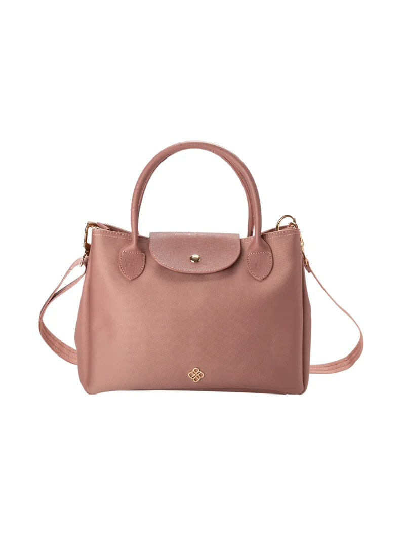 Bata Casual Top Handle Bag with Strap Pink
