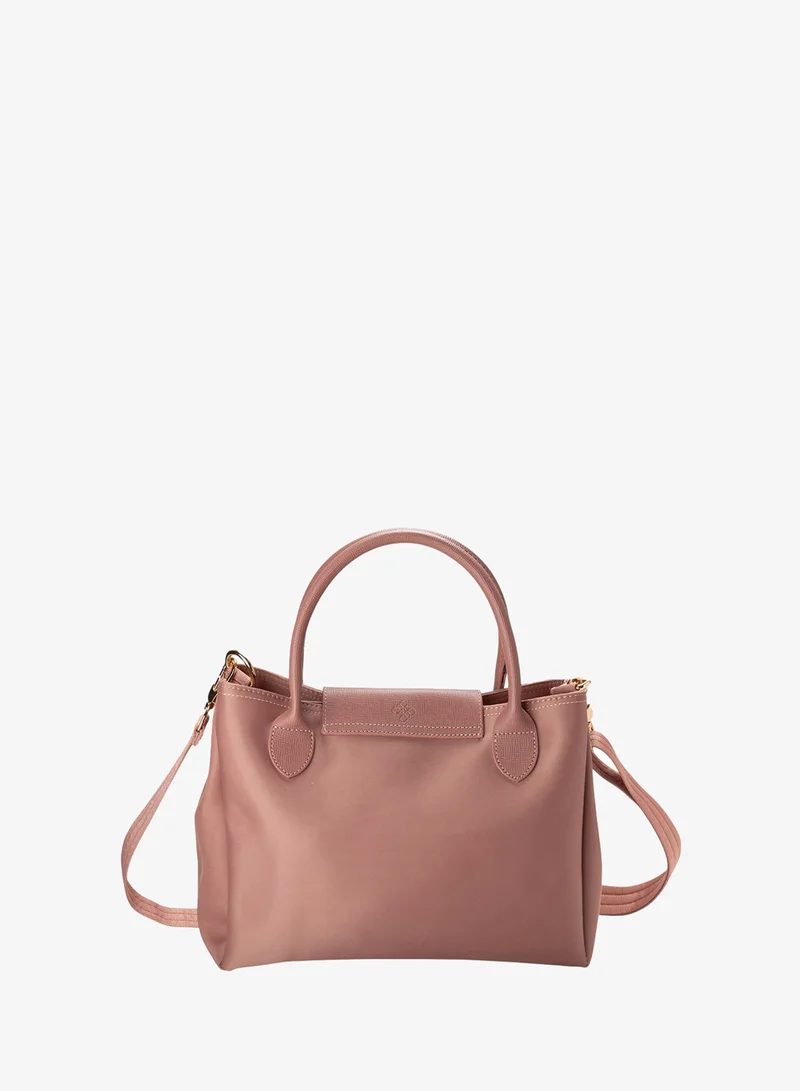 Bata Casual Top Handle Bag with Strap Pink