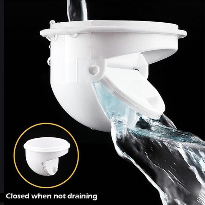 SYPM Sink Drain Kit with Flexible Expandable P-Trap Sink Drain Pipe Tube Anti-Odor Bathroom Sink Drain Pipe 3 in 1 Plumbing - Image 4