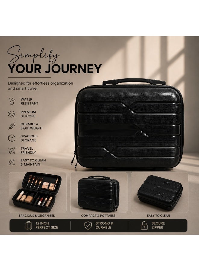 Silicone Organizer Bag Large Flexible Travel Case for Toiletries and Grooming 14-Inch Size - Image 2