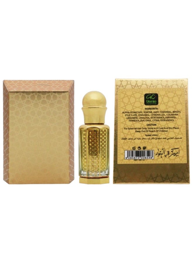 Genie Collection Perfume Oil Ameerat Al Noor 12ML - Image 1