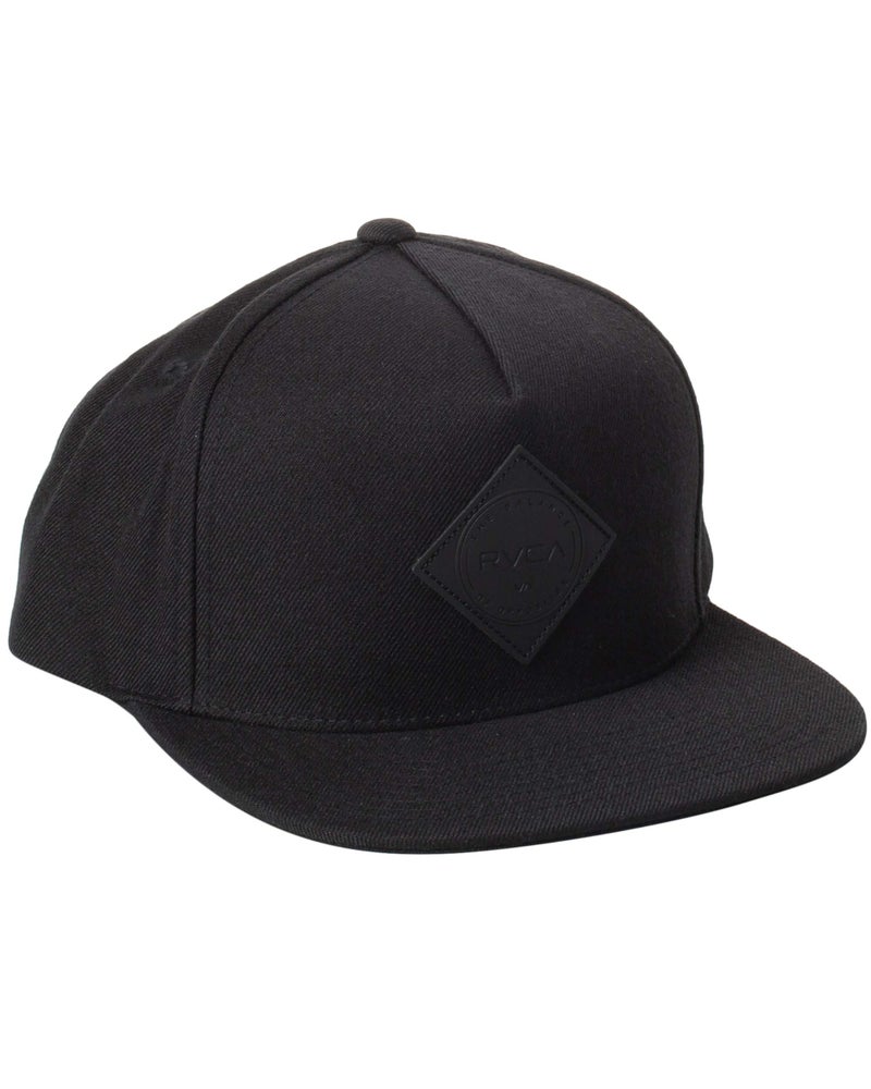 RVCA mens Adjustable Snapback Straight Brim Hat, Rvca Snapback Hat/Black, One Size US - Image 2