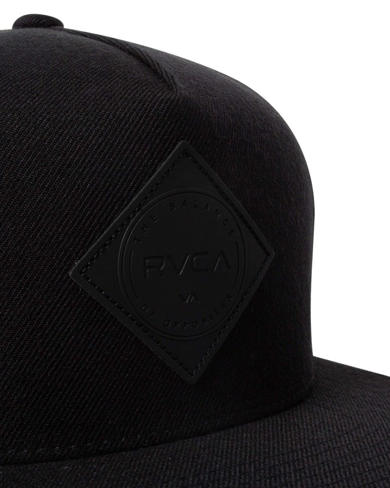 RVCA mens Adjustable Snapback Straight Brim Hat, Rvca Snapback Hat/Black, One Size US - Image 3