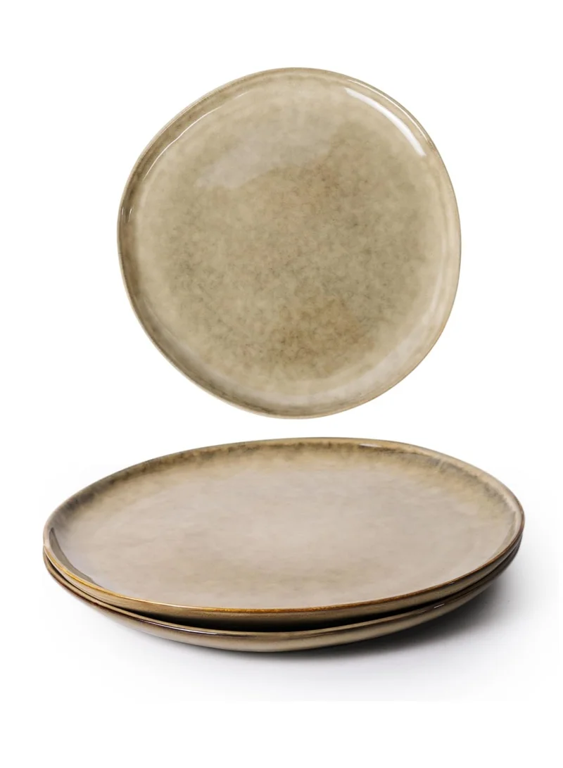 Cuisine Art Cuisine Art Jamie Side Plate - Set of 2 | 20cm Ceramic Plates | Durable & Stylish Stoneware | Microwave & Dishwasher Safe | Ideal for Appetizers, Salads & Desserts