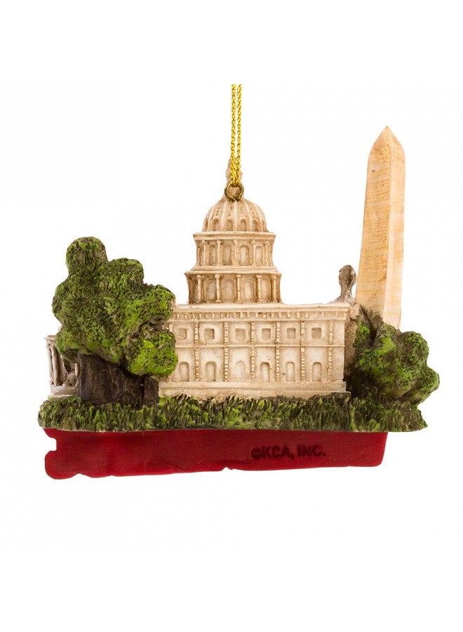 Kurt Adler C7294DC City Travel Washington Dc Ornament, 3.25-Inch - Image 3