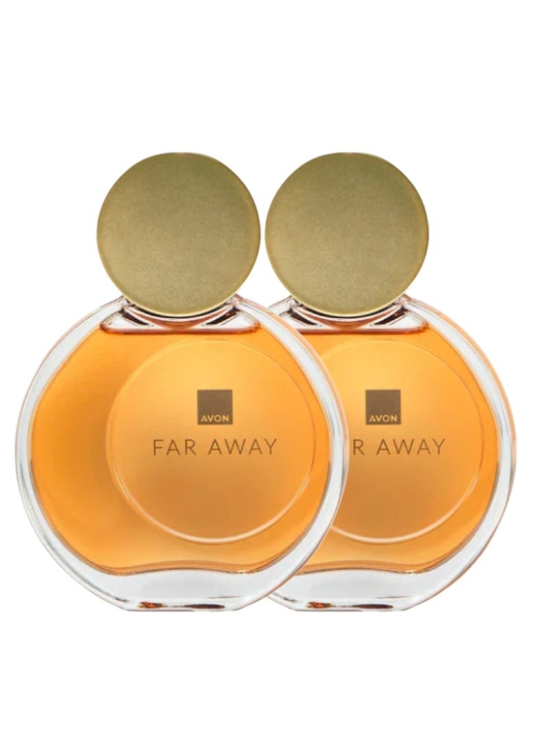 AVON Faraway Eau de Parfum 50ml - A Captivating Fragrance for Her (2 PCS) - Image 1