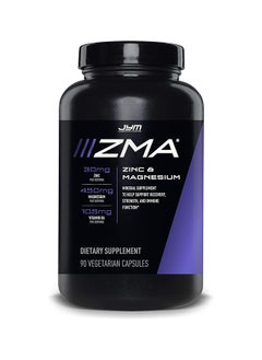 Science Zma Zinc/Magnesium Capsules Supplement - Zinc, Magnesium And Vitamin B6 90 Vegetarian Capsules