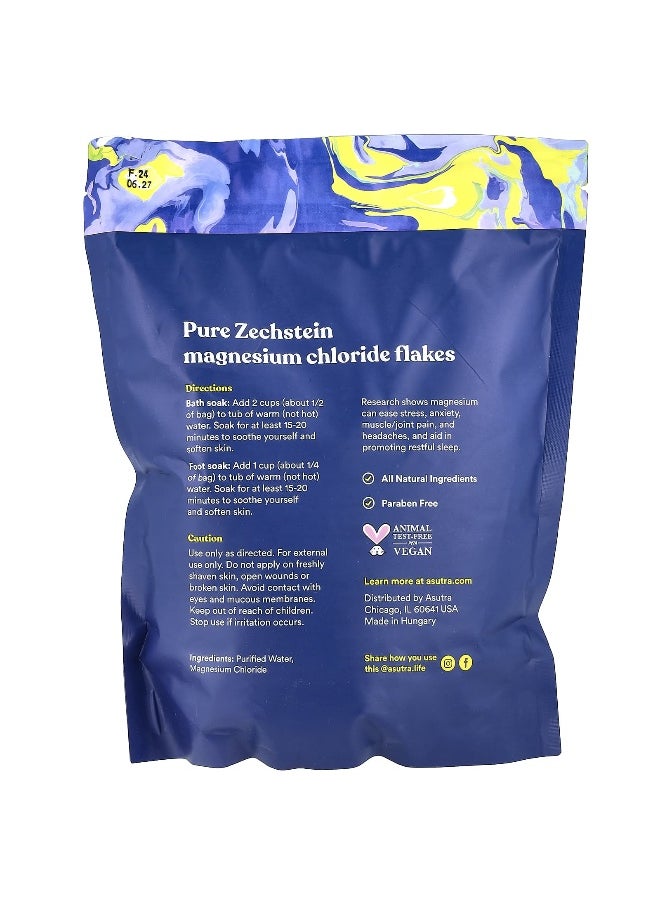 Asutra Asutra, Soak Pain Away, Magnesium Flakes, 32 oz (907 g)  - Image 2