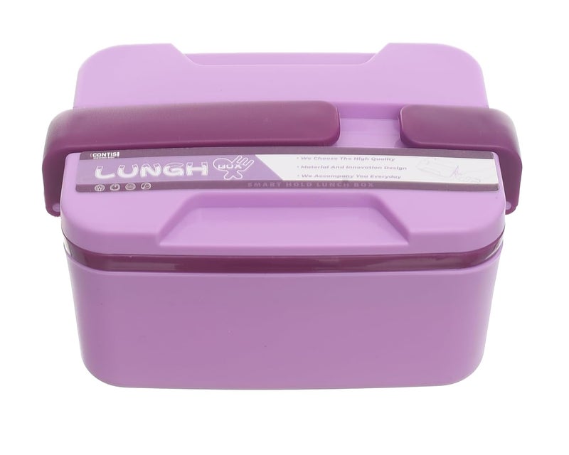 AG-15 8232 Microwave-Safe Divided Lunch Box - Multi Colour