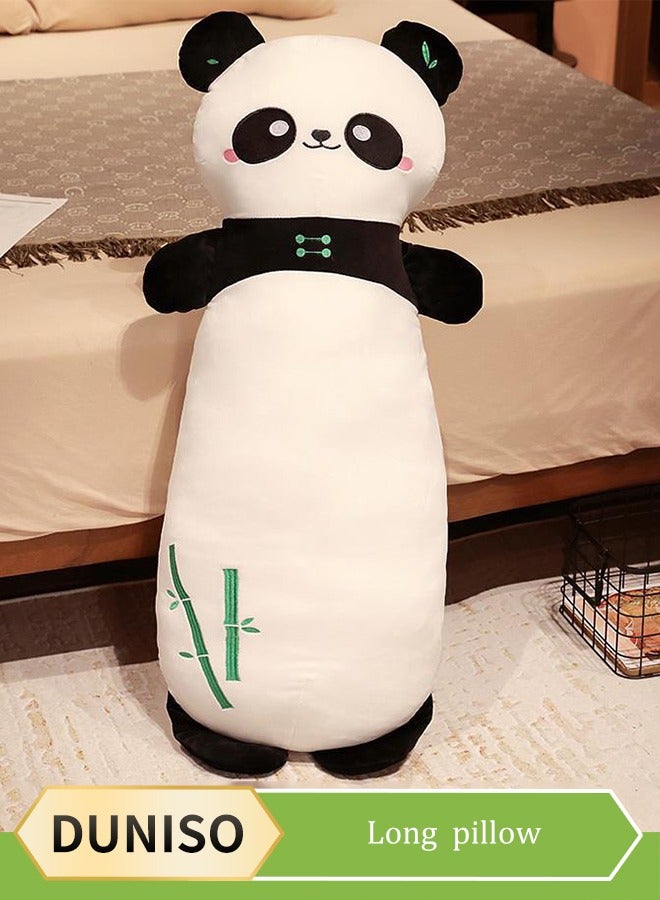 DUNISO Long Body Pillow，Cartoon Panda Side Pillow For Side Sleepers, Multifunctional Waist Pad, Cotton Filling, Comfortable, Soft And Durable, Detachable, Suitable For Living Room, Bedroom，Sofa, 70cm  - Image 1