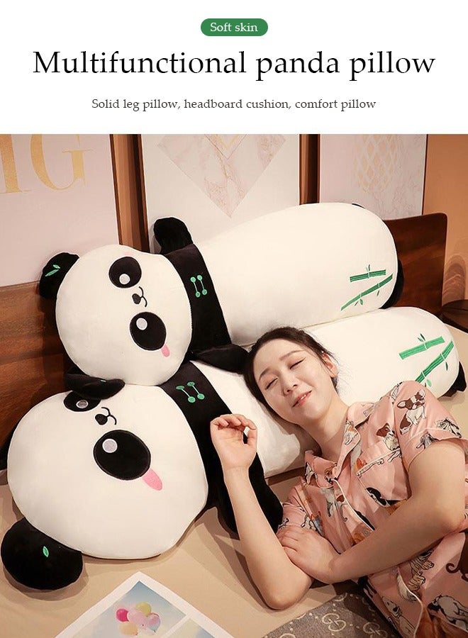DUNISO Long Body Pillow，Cartoon Panda Side Pillow For Side Sleepers, Multifunctional Waist Pad, Cotton Filling, Comfortable, Soft And Durable, Detachable, Suitable For Living Room, Bedroom，Sofa, 70cm  - Image 4