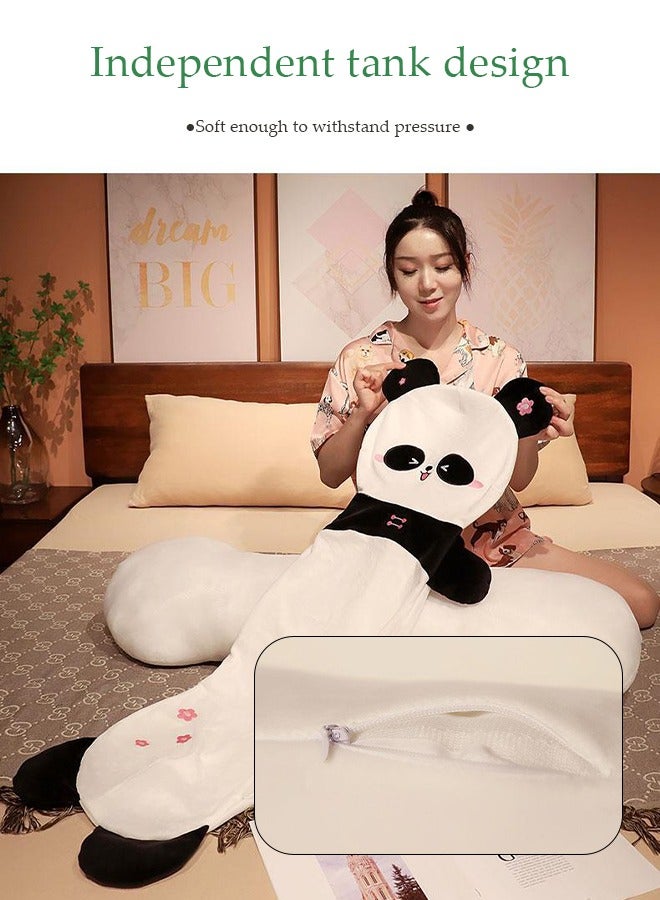 DUNISO Long Body Pillow，Cartoon Panda Side Pillow For Side Sleepers, Multifunctional Waist Pad, Cotton Filling, Comfortable, Soft And Durable, Detachable, Suitable For Living Room, Bedroom，Sofa, 70cm  - Image 5