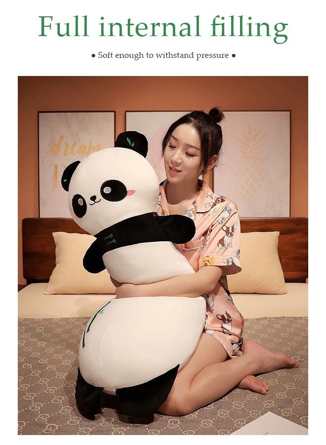 DUNISO Long Body Pillow，Cartoon Panda Side Pillow For Side Sleepers, Multifunctional Waist Pad, Cotton Filling, Comfortable, Soft And Durable, Detachable, Suitable For Living Room, Bedroom，Sofa, 70cm  - Image 3
