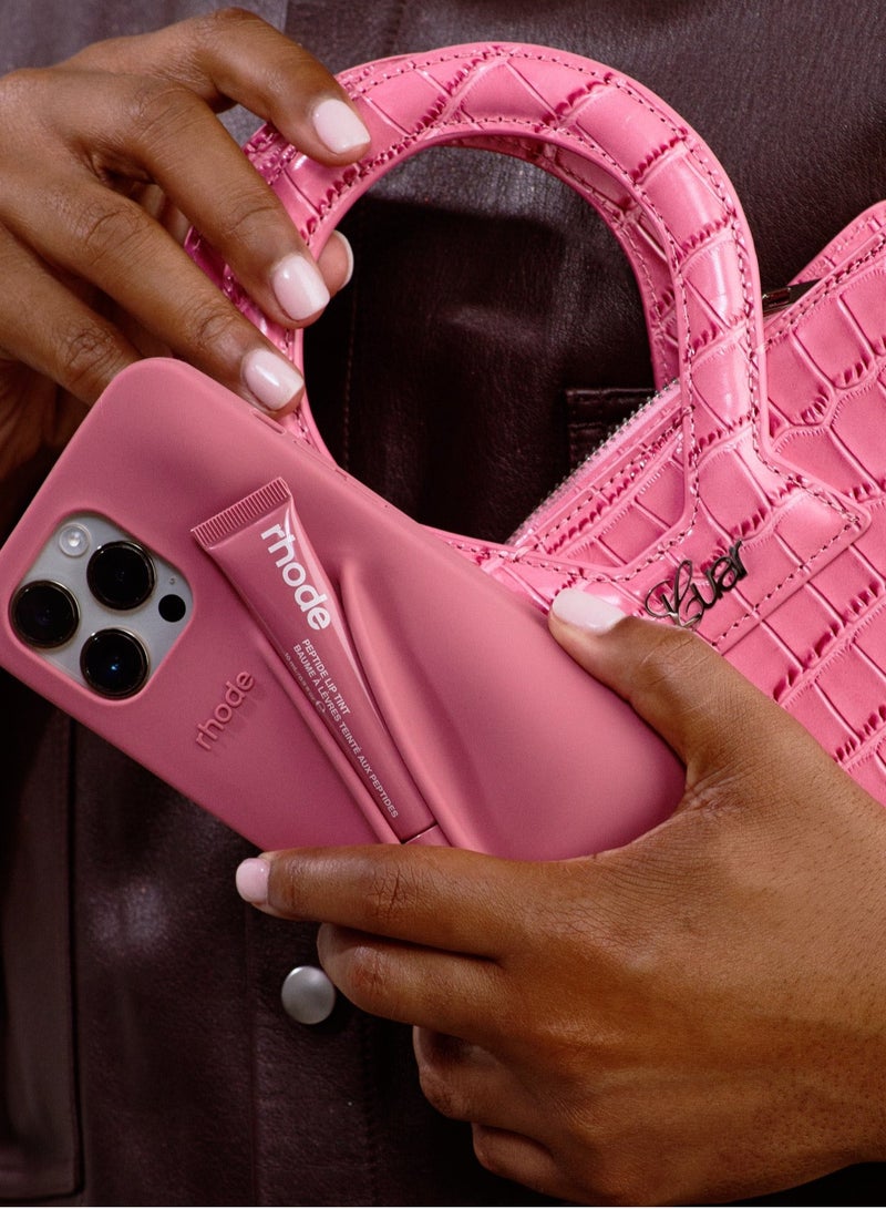 Rhode iPhone 16 Case with Lip Gloss ,Mobile phone case Lipstick Set (Salty Tan), Shockproof, scratch-resistant, portable, Rhode Applicable to iPhone 16 - Image 3