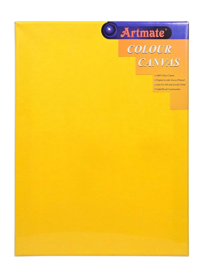 Artmate لوحة فنية من آرت ميت، صفراء، 30x40 سم - JIGN3040YL - Image 1