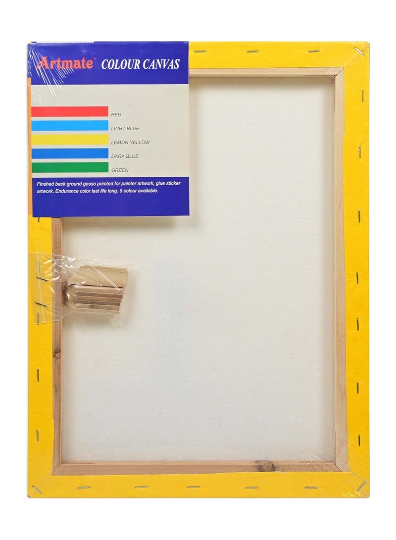 Artmate لوحة فنية من آرت ميت، صفراء، 30x40 سم - JIGN3040YL - Image 2