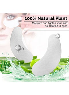 GreenLife 100 Pairs GreenLife Natural Hydrogel Eye Gel Pads - Collagen and Aloe Vera Patches for Under Eyes - Eyelash Extension Kit  - Image 2