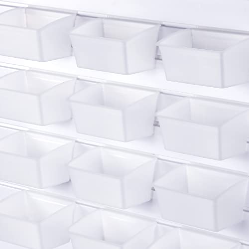 Unittype 12 Pcs Storage Bin Plastic Slatwall Bins for Slatwall Organizer Containers Garage Accessories(Transparent) - Image 4