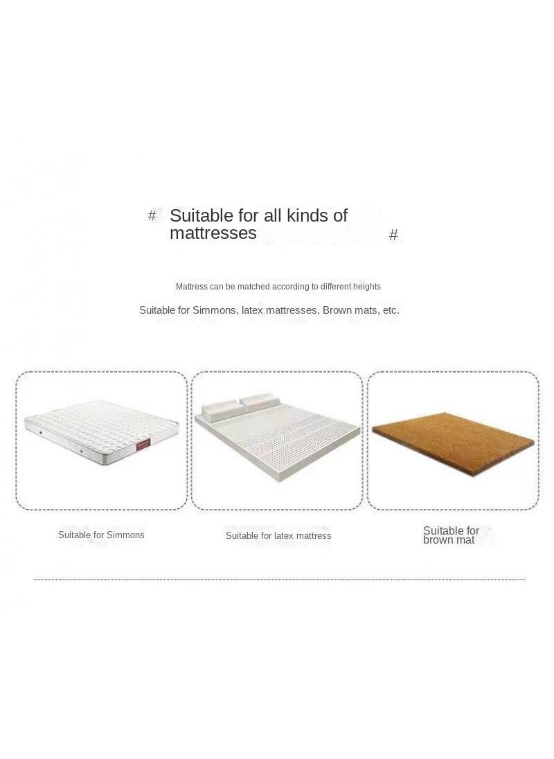 Y&D 3-Piece Marble Patterned Bed Sheets Mattresses Breathable Mattress Cover  - Image 5