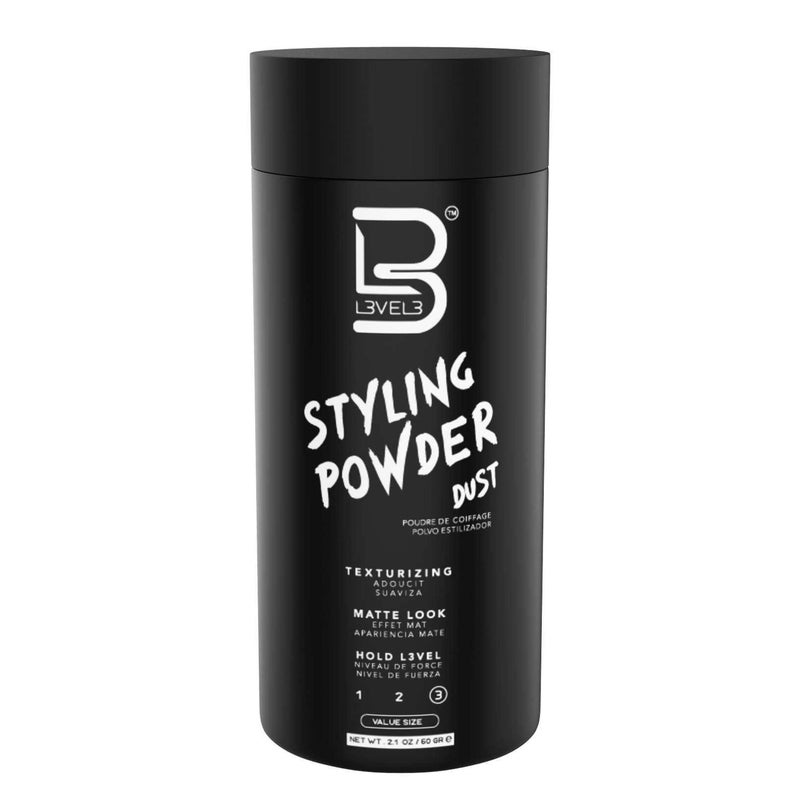 L3 Level 3 Styling Powder  Natural Look Mens Powder  Easy to Apply with No Oil or Greasy Residue Large  60 Grams
