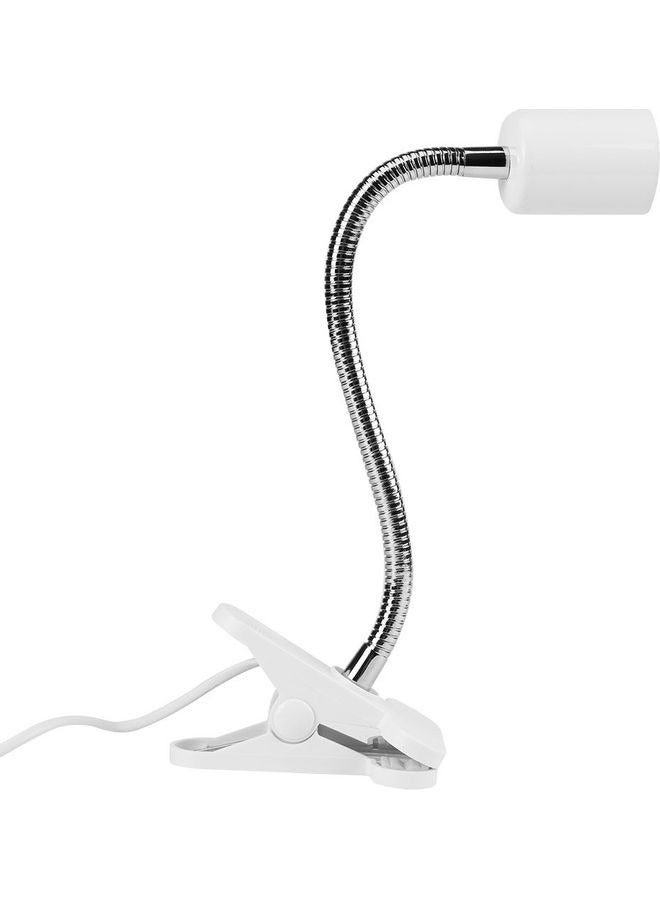 B&K - UVA UVB المصباح الكهربائي للزواحف السيراميك مصباح الحرارة الحيوانات الأليفة حامل لمبة التدفئة المشبك مصباح التدفئة للزواحف، حامل إضاءة الموائل قابل للتعديل على ضوء السلحفاة (بدون مصباح) - أبيض وأسود - Image 3