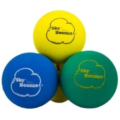 Sky Bounce Color Rubber Handballs for Recreational Handball, Stickball, Racquetball, Catch, Fetch, and Many More Games, 2 1/4-Inch, Assorted, 12 Count - Image 5
