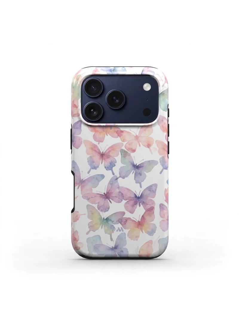 Mobcos iPhone 17 Pro Candy Blossom Premium Case Compatible with Hybrid Dual-Layer Hard Shell + Silicone Protection - Scratch-Resistant Shockproof Mobile Cover