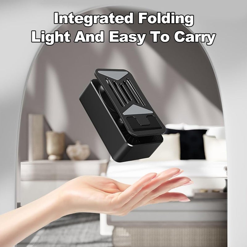 Foloose Cell Phone Stand Three-In-One BT Speaker Phone Stand &Charger Foldable & Rotatable 5000mAh Portable Speakers Phone Charger Stand for Desk - Image 3