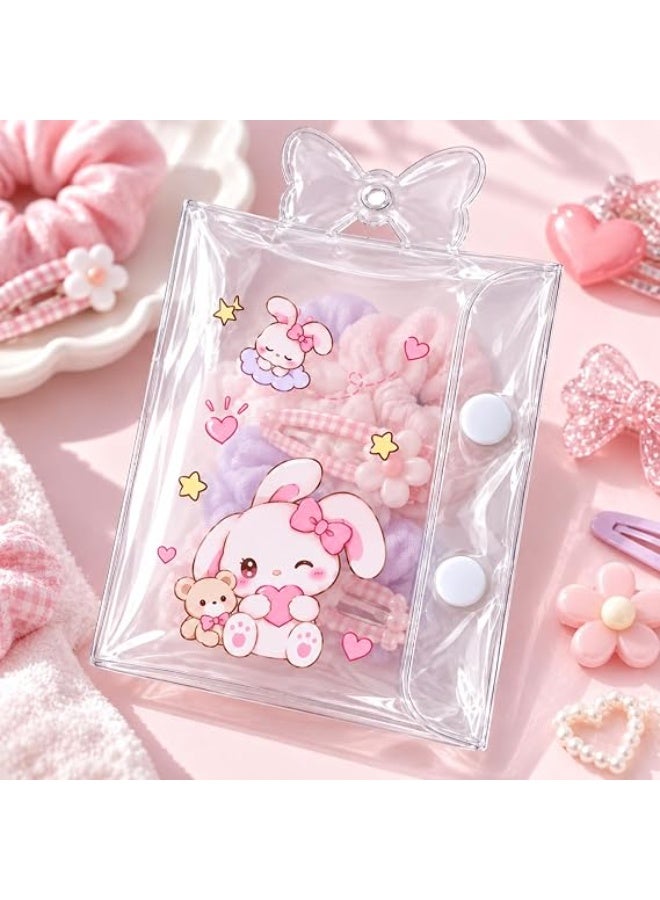 First Choice 6 Pcs Cute Rabbit Photocard Case - Image 3