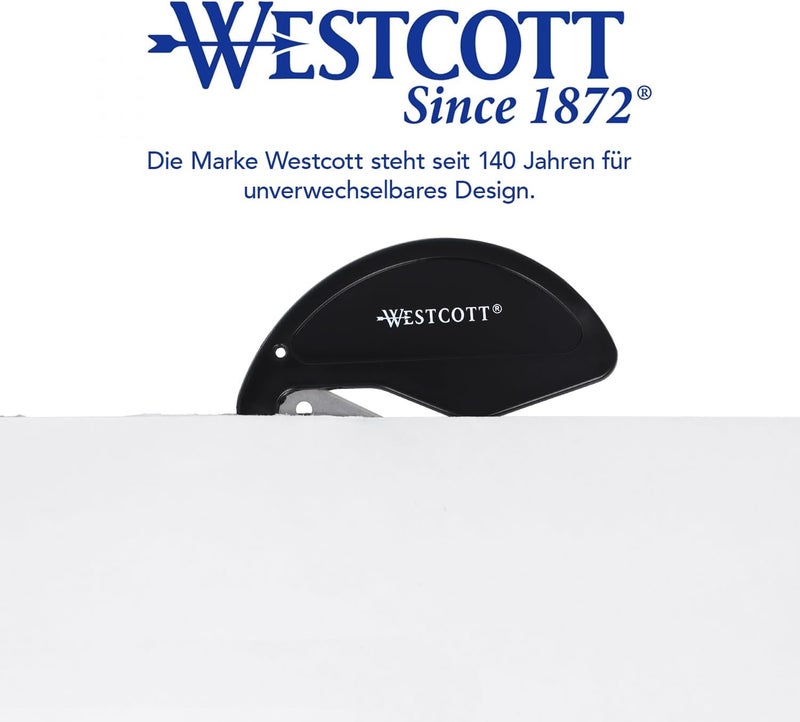 Westcott Letter Opener with Safety Handle | Extra Sharp Letter Opener with Stainless Steel Blade | Ergonomic Safety Handle | Opens Letters Easily and Cleanly | E-29699 00 - Image 4