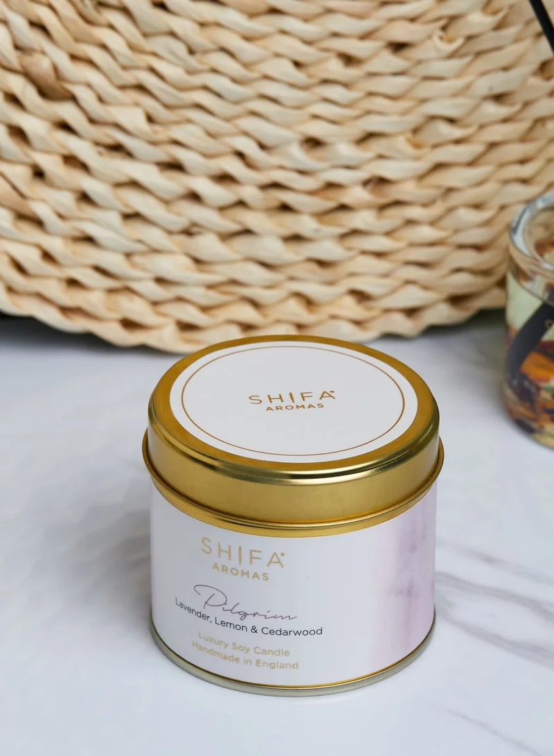 Shifa Aromas Lavender, Lemon & Cedarwood Tin Candle