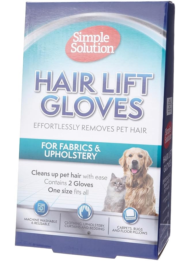 Simple Solution Hair Lift Mitts Gloves Hair Remover 1 Pair  - Image 1
