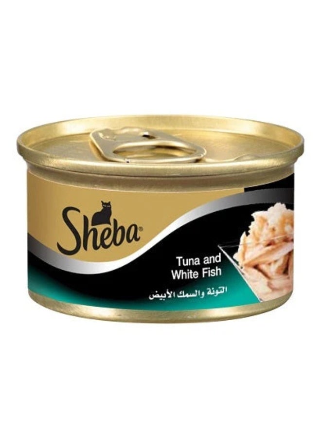 Sheba Tuna & White Fish Wet Cat Food pack of 4 - Image 1
