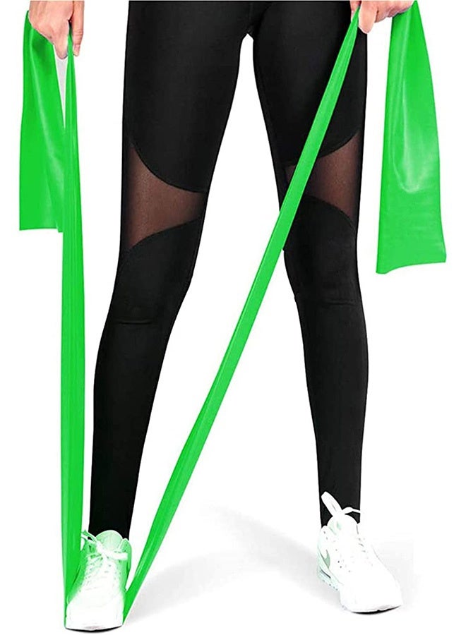 Peachjoy Resistance Bands, Professional Exercise Bands Long Natural Latex Elastic Bands, for Legs and Butt and Glutes, Perfect for Strength Training, Physical Therapy, Yoga, Pilates, Stretching - Image 1