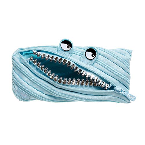ZIPIT Grillz Pencil Case for Boys | Pencil Pouch for School, College and Office | Pencil Bag for Kids (Blue) - Image 1