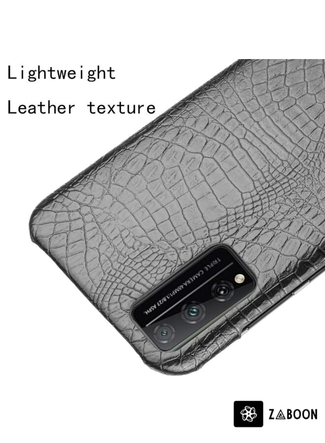 Zaboon Protective Case Cover For Huawei Honor Play 4T Pro Shockproof Crocodile Texture PC + PU Case - Image 3