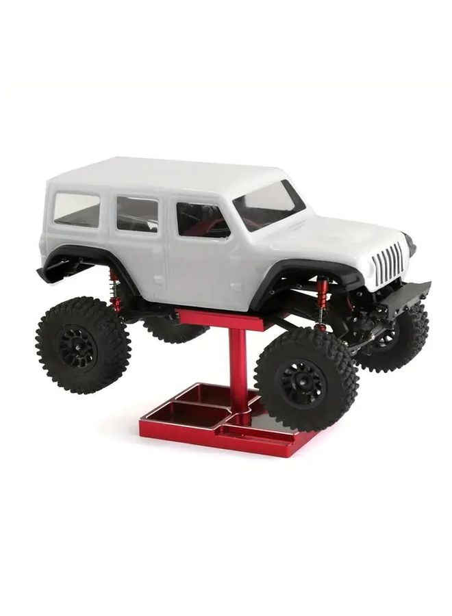 Black RC Car Repair Display Stand Adjustable Maintenance Platform Metal - Image 3