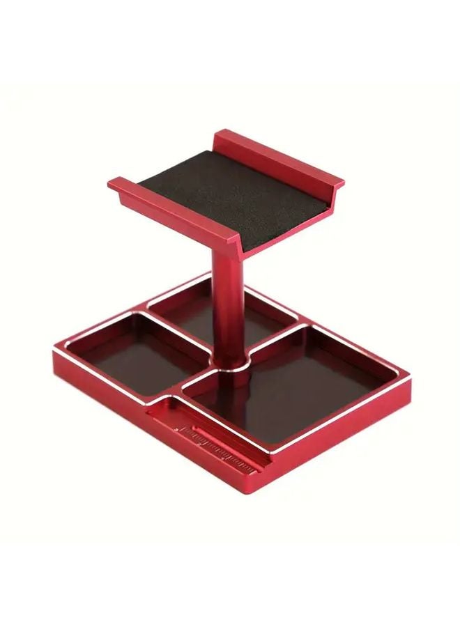 Black RC Car Repair Display Stand Adjustable Maintenance Platform Metal - Image 5