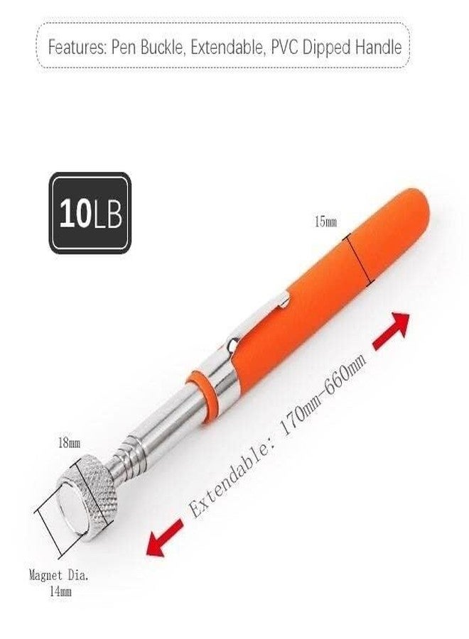UPTODATETOOLS مجموعة أدوات يدوية من UPTODATETOOLS، 5 قطع، أداة التقاط مغناطيسية، قلم التقاط مغناطيسي قوي، مجموعة أدوات يدوية، أداة التقاط مغناطيسية - Image 5