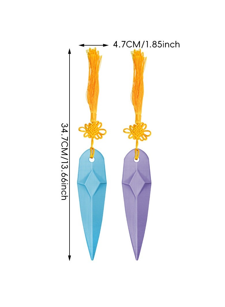 عام خنجر صياد الشياطين زوي - نموذج لعبة بلاستيكية آمنة وملهمة لأداء الأدوار. نسخة طبق الأصل آمنة لتجسيد الشخصية، وقطعة جامعية مرغوبة لعشاق ألعاب الفانتازيا - Image 5