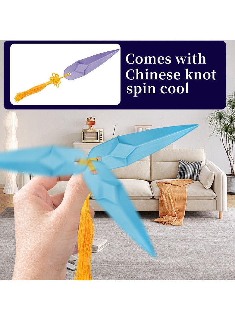 عام خنجر صياد الشياطين زوي - نموذج لعبة بلاستيكية آمنة وملهمة لأداء الأدوار. نسخة طبق الأصل آمنة لتجسيد الشخصية، وقطعة جامعية مرغوبة لعشاق ألعاب الفانتازيا - Image 2