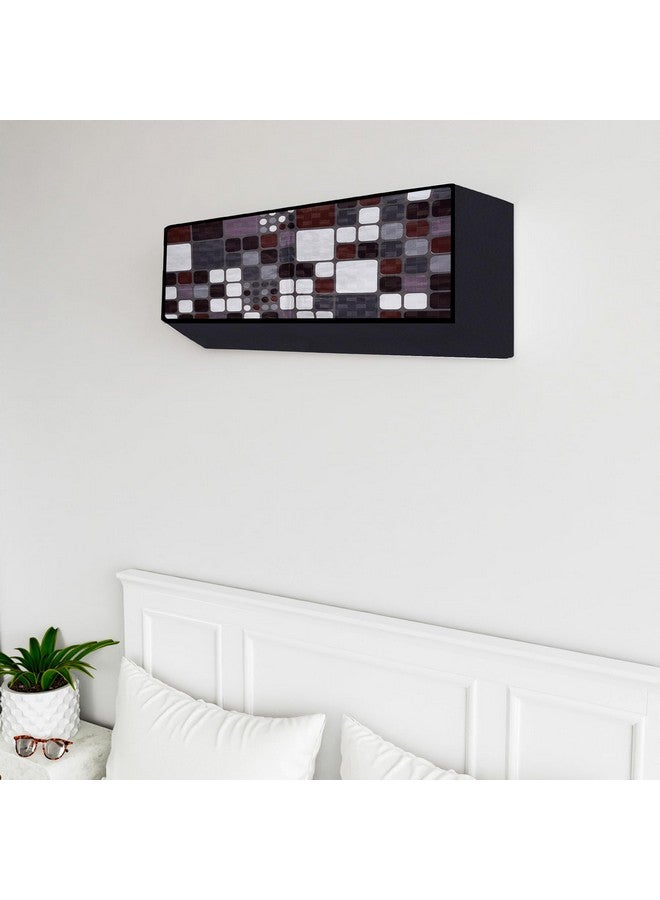 Kuber Industries Split AC Cover | PVC Square AC Cover | Outdoor Condenser AC Cover | AC Cover for Indoor & Outdoor | AC Cover for Dust Protection | 1.5 Ton Ac Cover | Gray - Image 2