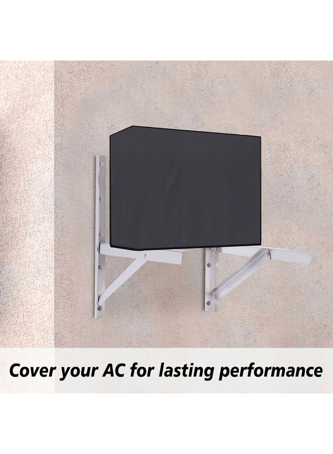 Kuber Industries Split AC Cover | PVC Square AC Cover | Outdoor Condenser AC Cover | AC Cover for Indoor & Outdoor | AC Cover for Dust Protection | 1.5 Ton Ac Cover | Gray - Image 4