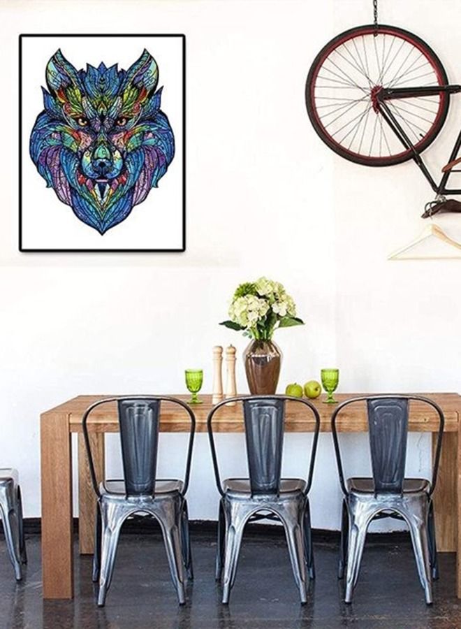 Wolf Wooden Jigsaw Puzzle Wood Animal Shape 3D Jigsaw Puzzle for Adults And Kids - Image 5