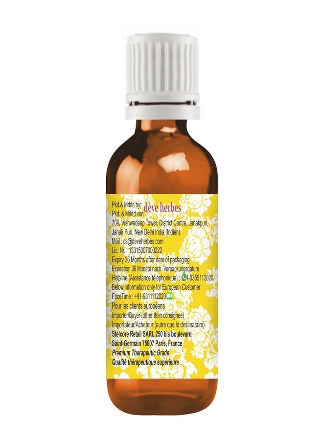Deve Herbes Pure Carrot Oil (Daucus carota) | Cold Pressed | Natural | Undiluted | For Diluting Essential Oils | For Skin & Massage | Men & Women | 10ml - Image 4