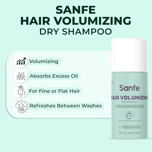 Sanfe Hair Volumizing Dry Shampoo - 25ml | Instantly refreshes & add volume | Leaves no residue - Image 3
